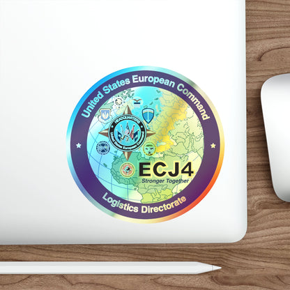 US European Command EC542 (U.S. Navy) Holographic STICKER Die-Cut Vinyl Decal-The Sticker Space