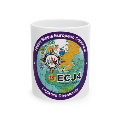 US European Command EC542 (U.S. Navy) White Coffee Mug-11oz-The Sticker Space