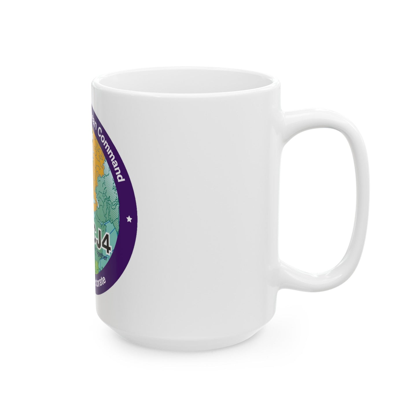 US European Command EC542 (U.S. Navy) White Coffee Mug-The Sticker Space