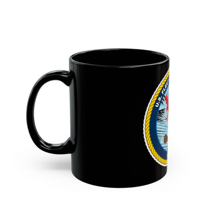 US Fleet Cyber Command (U.S. Navy) Black Coffee Mug-The Sticker Space