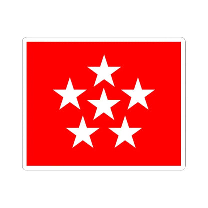 US General of the Armies Flag (United States) STICKER Vinyl Kiss-Cut Decal 2 Inch White - The Sticker Space