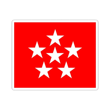 US General of the Armies Flag (United States) STICKER Vinyl Kiss-Cut Decal 3 Inch White - The Sticker Space