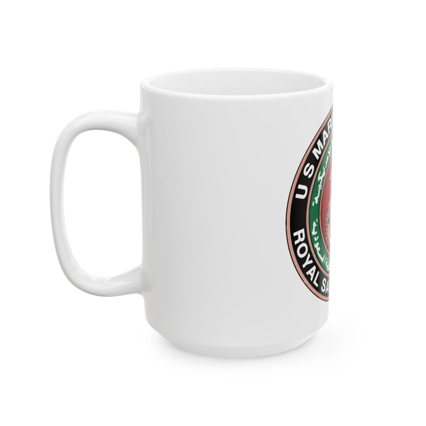 US Marine Ad Royal Saudi Marines (USMC) White Coffee Mug-The Sticker Space