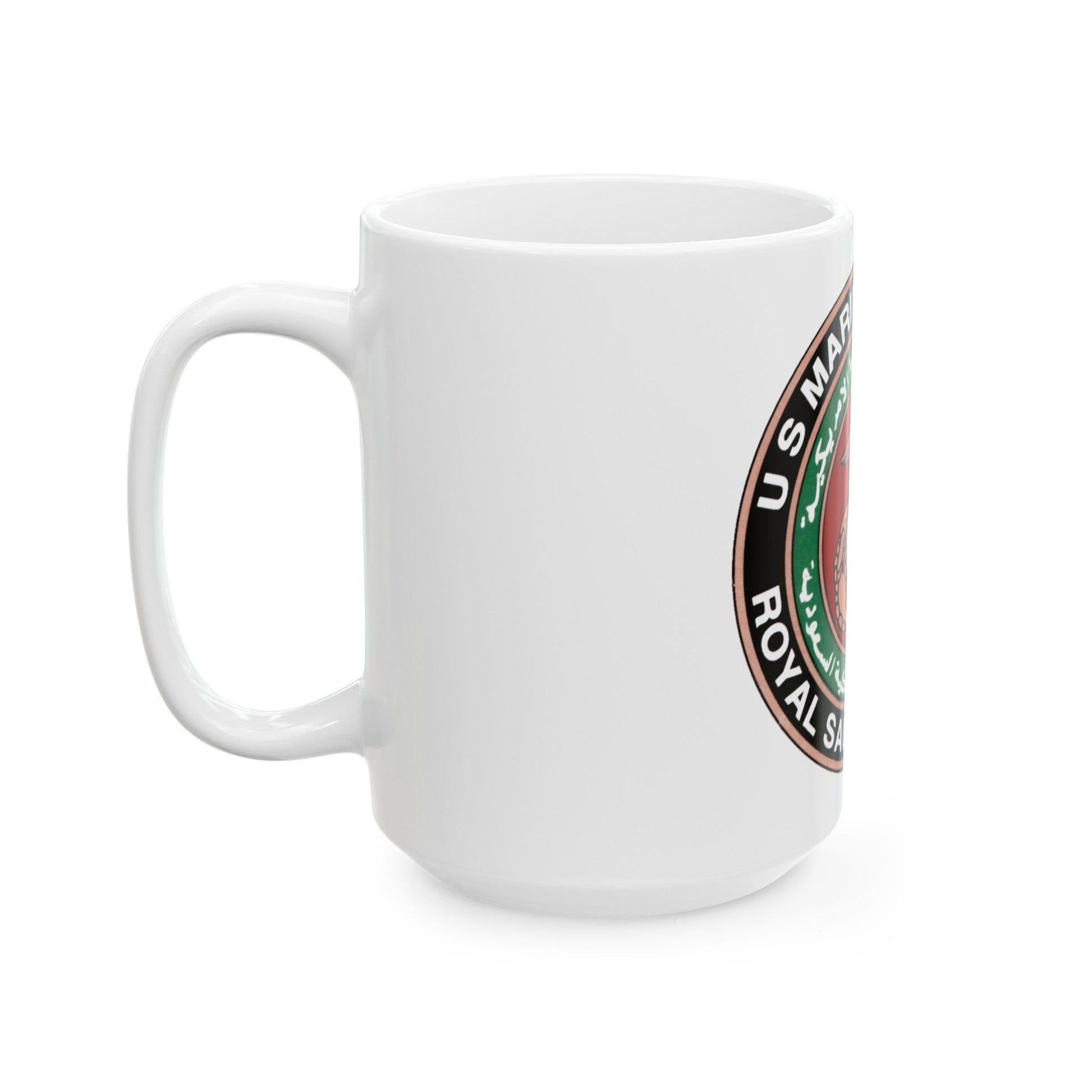 US Marine Ad Royal Saudi Marines (USMC) White Coffee Mug-The Sticker Space