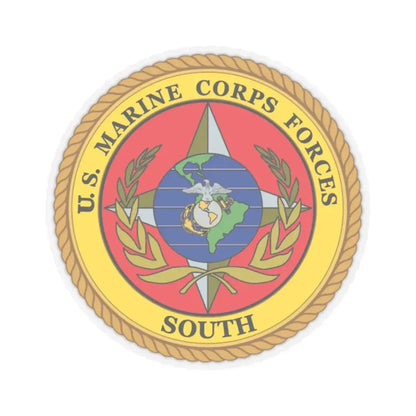 US Marine Corp Forces South (USMC) STICKER Vinyl Kiss-Cut Decal 2 Inch Transparent - The Sticker Space