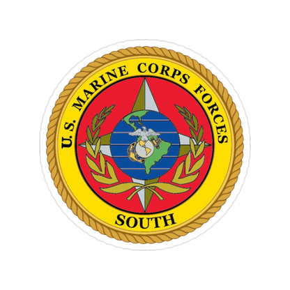 US Marine Corp Forces South (USMC) Transparent STICKER Die-Cut Vinyl Decal-2 Inch-The Sticker Space