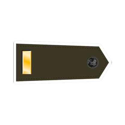 US Marine O1 shoulderboard (United States) (Military Rank) STICKER Vinyl Kiss-Cut Decal 2 Inch White - The Sticker Space