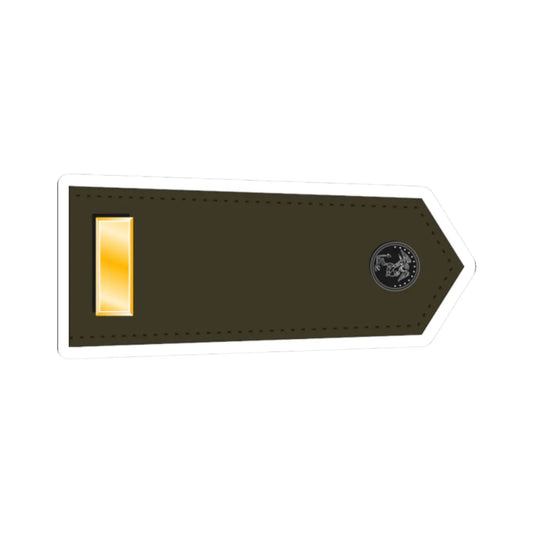 US Marine O1 shoulderboard (United States) (Military Rank) STICKER Vinyl Kiss-Cut Decal 2 Inch White - The Sticker Space