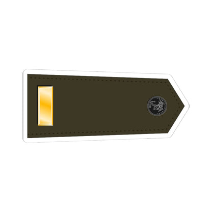 US Marine O1 shoulderboard (United States) (Military Rank) STICKER Vinyl Kiss-Cut Decal 4 Inch White - The Sticker Space