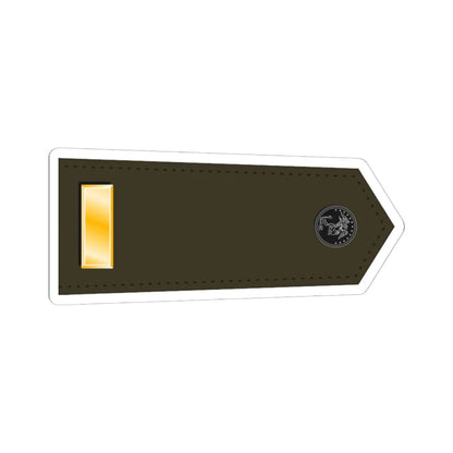 US Marine O1 shoulderboard (United States) (Military Rank) STICKER Vinyl Kiss-Cut Decal 6 Inch White - The Sticker Space