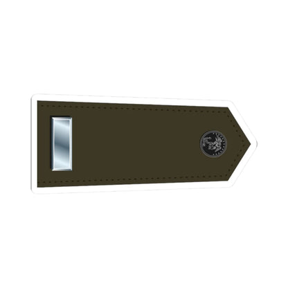 US Marine O2 shoulderboard (United States) (Military Rank) STICKER Vinyl Kiss-Cut Decal 2 Inch White - The Sticker Space