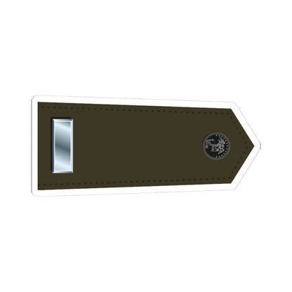 US Marine O2 shoulderboard (United States) (Military Rank) STICKER Vinyl Kiss-Cut Decal 3 Inch White - The Sticker Space