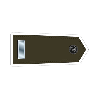 US Marine O2 shoulderboard (United States) (Military Rank) STICKER Vinyl Kiss-Cut Decal 6 Inch White - The Sticker Space