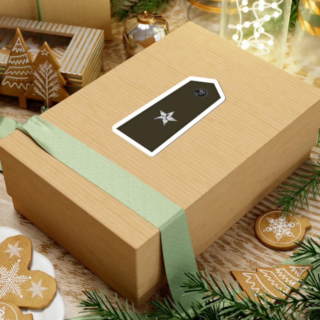 US Marine O7 shoulderboard vertical (United States) (Military Rank) STICKER Vinyl Kiss-Cut Decal - The Sticker Space