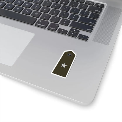 US Marine O7 shoulderboard vertical (United States) (Military Rank) STICKER Vinyl Kiss-Cut Decal - The Sticker Space