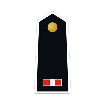 US Marine W 3 shoulderboard dress (United States) (Military Rank) STICKER Vinyl Kiss-Cut Decal 4 Inch White - The Sticker Space