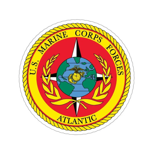 US Marines Corps Forces Atlantic (USMC) STICKER Vinyl Die-Cut Decal 6 Inch - The Sticker Space
