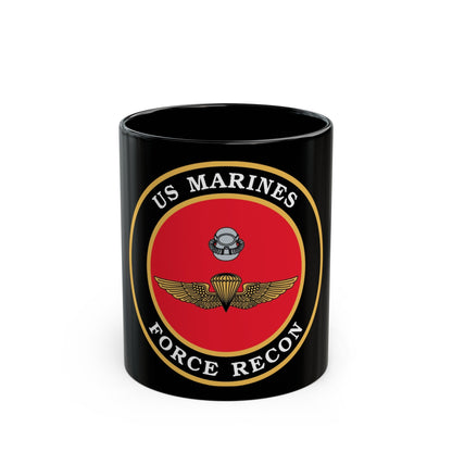 US Marines Force Recon (USMC) Black Coffee Mug-11oz-The Sticker Space