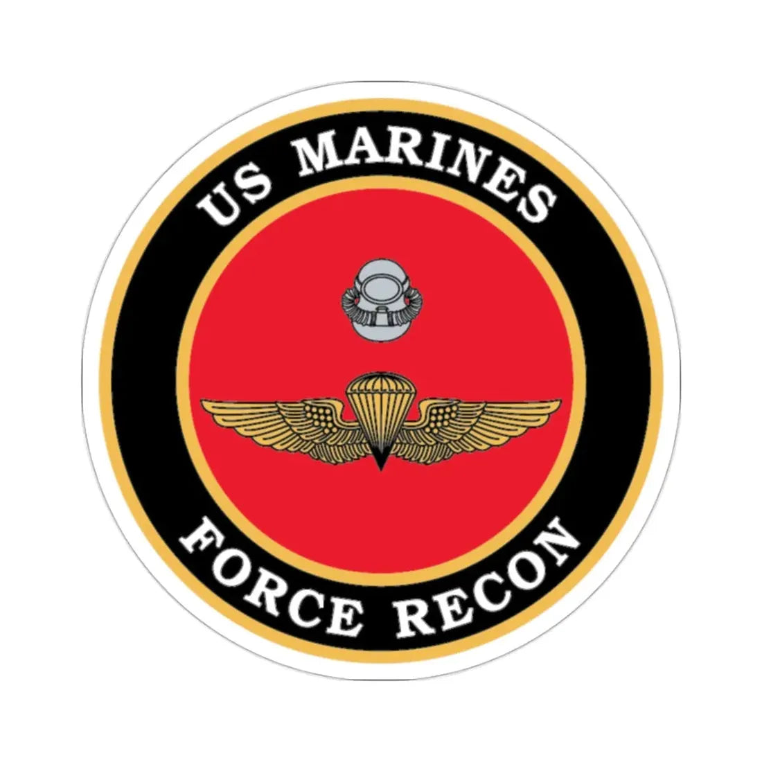 US Marines Force Recon (USMC) STICKER Vinyl Die-Cut Decal 2 Inch - The Sticker Space