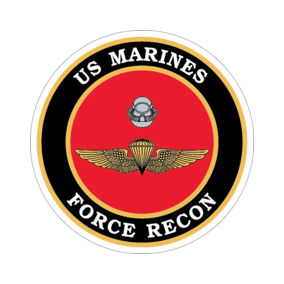 US Marines Force Recon (USMC) STICKER Vinyl Die-Cut Decal 3 Inch - The Sticker Space
