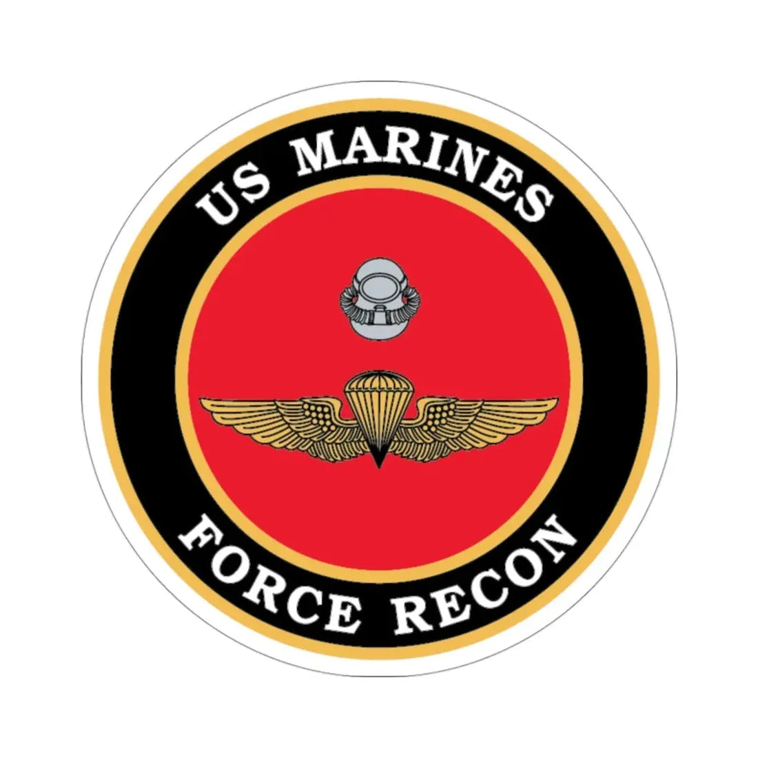 US Marines Force Recon (USMC) STICKER Vinyl Die-Cut Decal 3 Inch - The Sticker Space