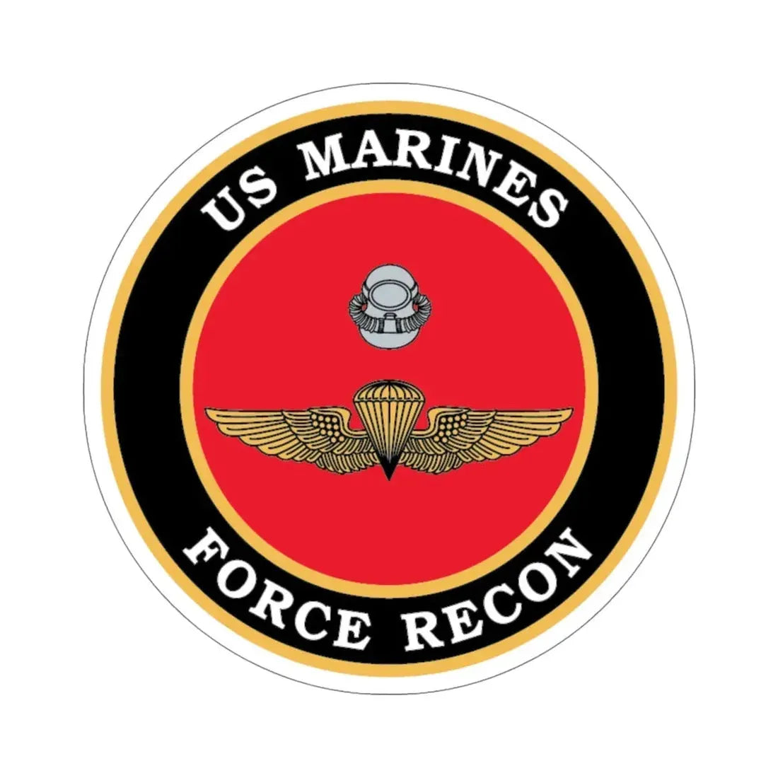 US Marines Force Recon (USMC) STICKER Vinyl Die-Cut Decal 5 Inch - The Sticker Space