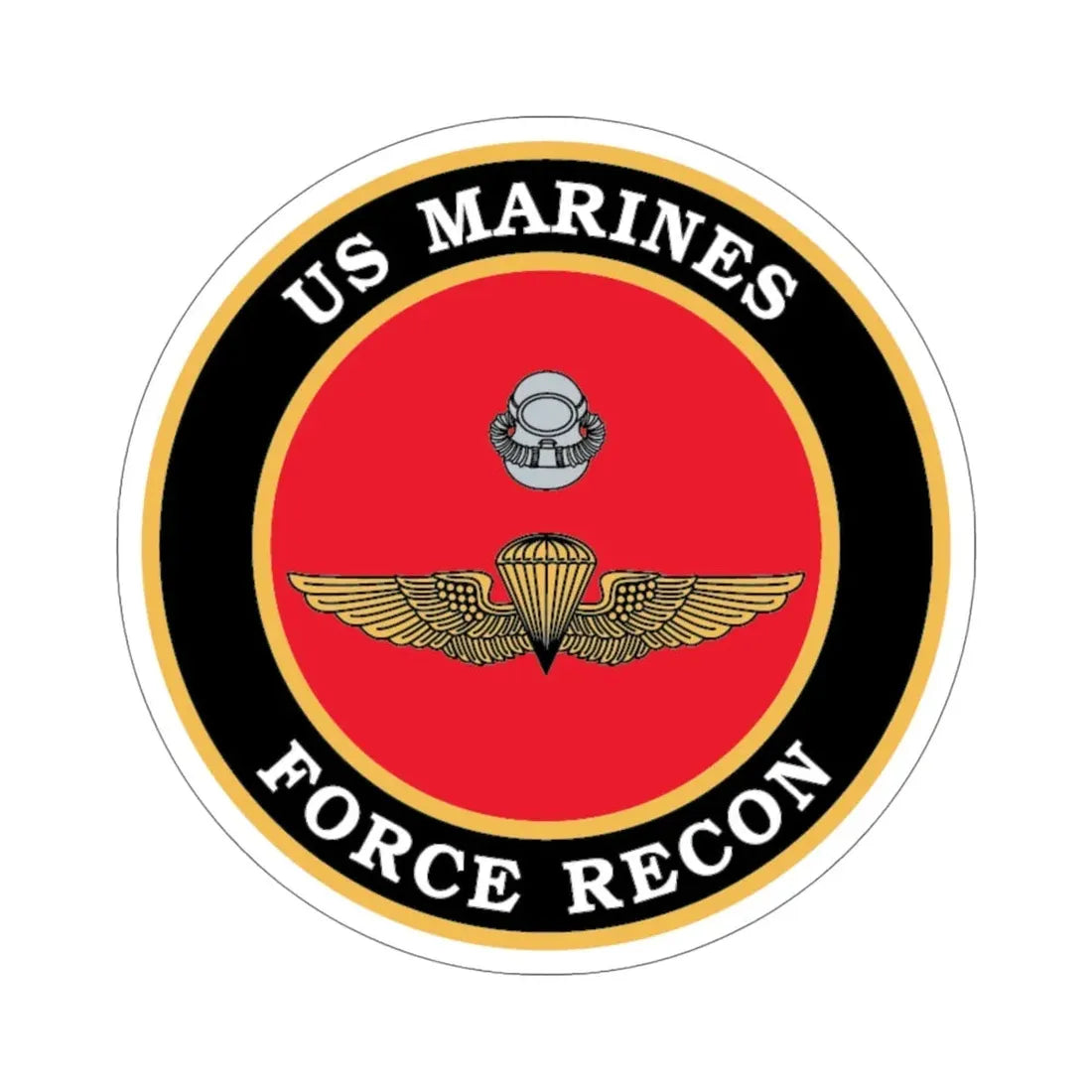 US Marines Force Recon (USMC) STICKER Vinyl Die-Cut Decal 5 Inch - The Sticker Space