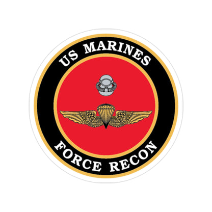 US Marines Force Recon (USMC) Transparent STICKER Die-Cut Vinyl Decal-2 Inch-The Sticker Space