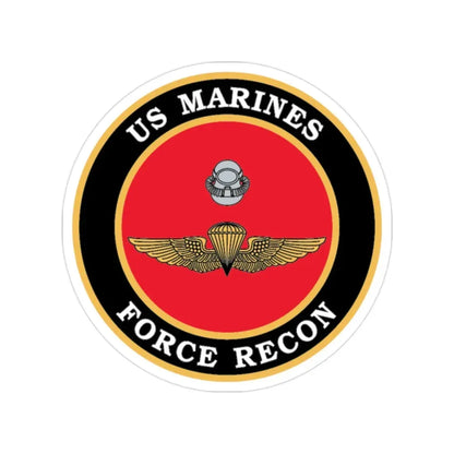 US Marines Force Recon (USMC) Transparent STICKER Die-Cut Vinyl Decal 2 Inch - The Sticker Space