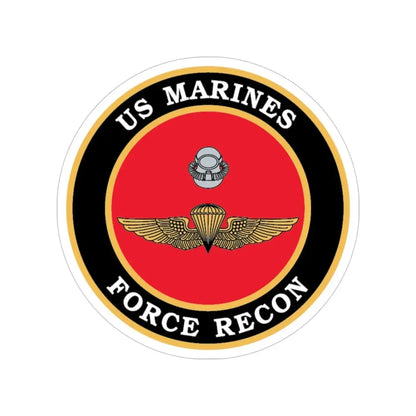 US Marines Force Recon (USMC) Transparent STICKER Die-Cut Vinyl Decal 4 Inch - The Sticker Space