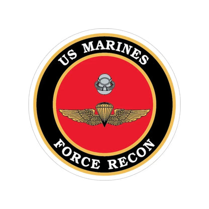 US Marines Force Recon (USMC) Transparent STICKER Die-Cut Vinyl Decal 6 Inch - The Sticker Space