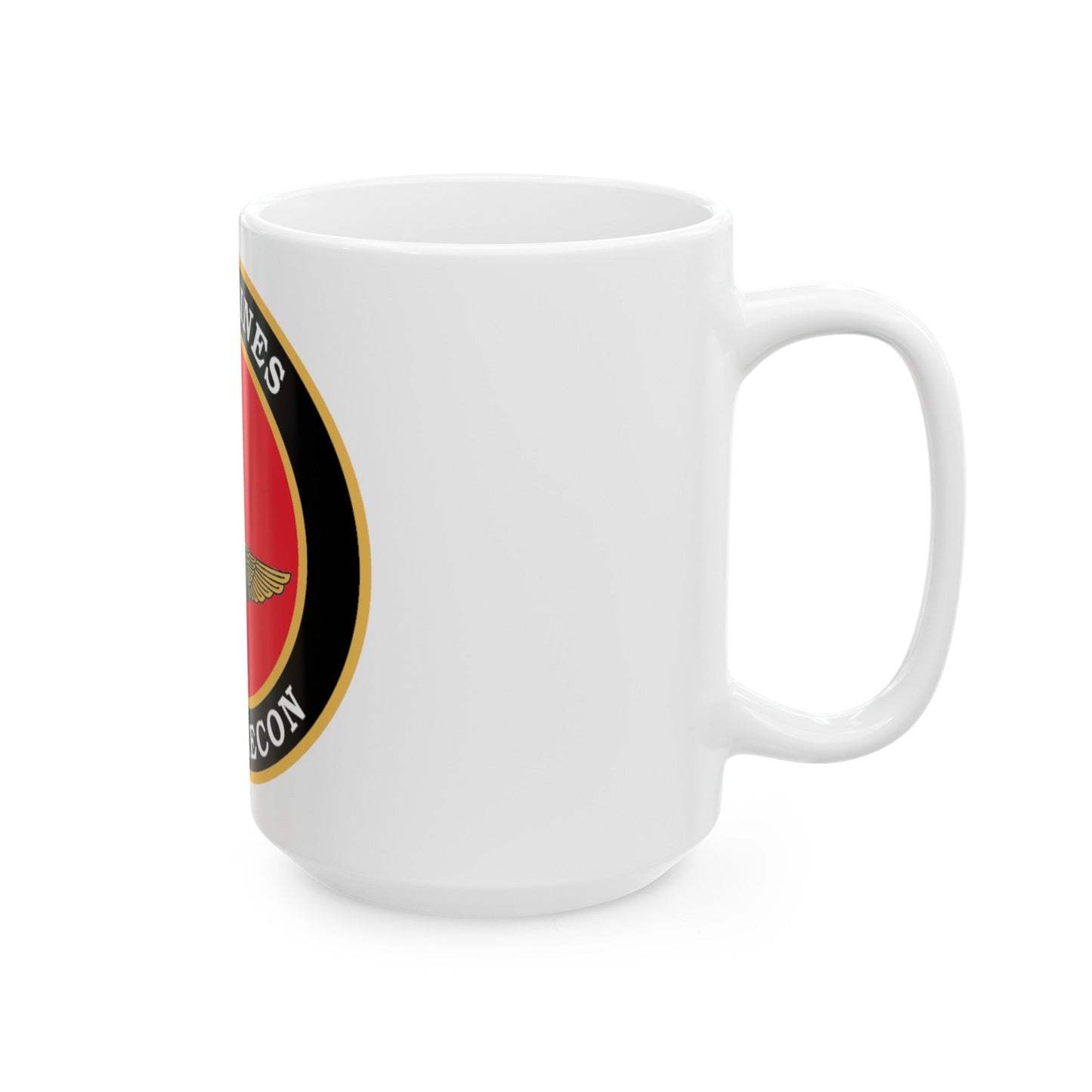 US Marines Force Recon (USMC) White Coffee Mug-The Sticker Space