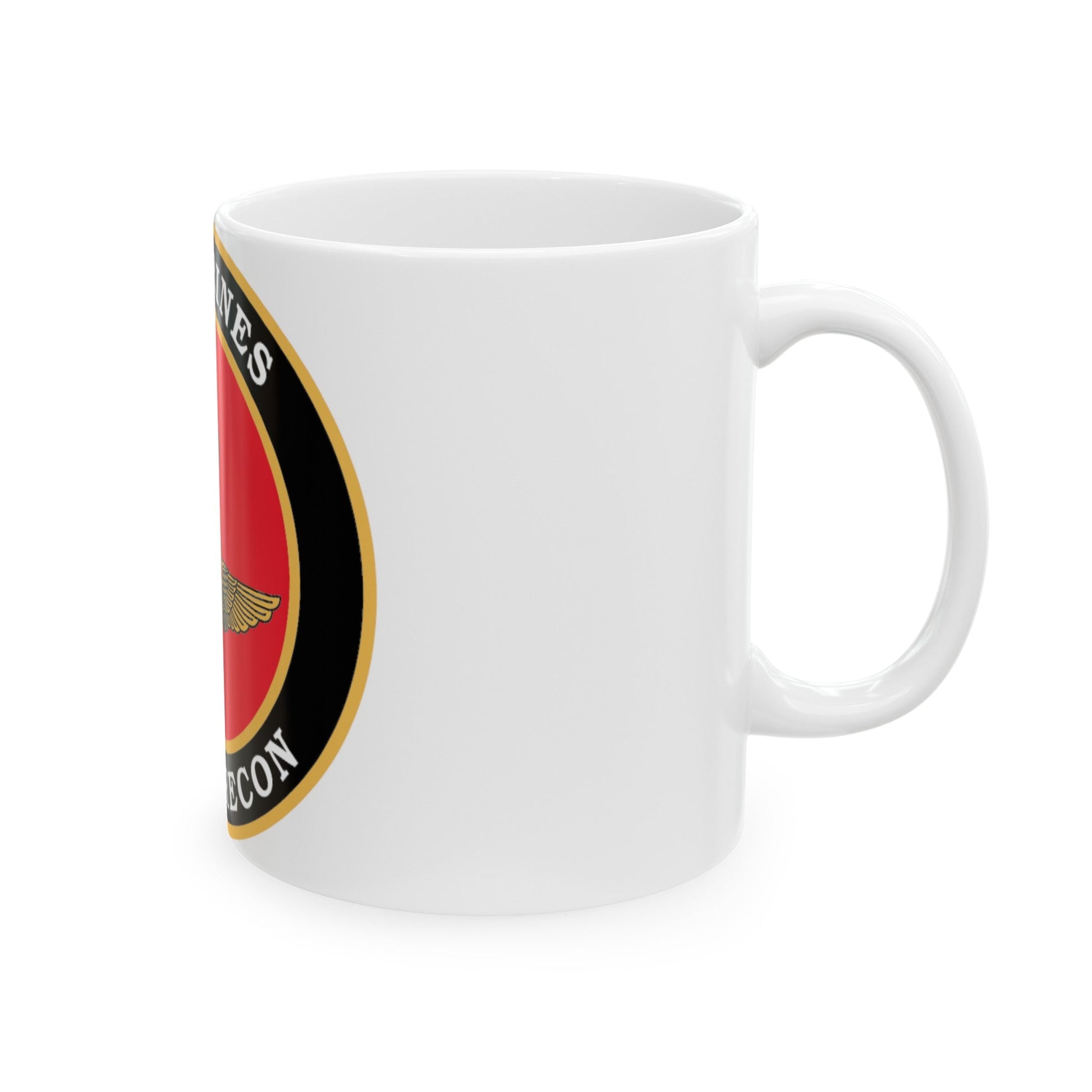 US Marines Force Recon (USMC) White Coffee Mug-The Sticker Space