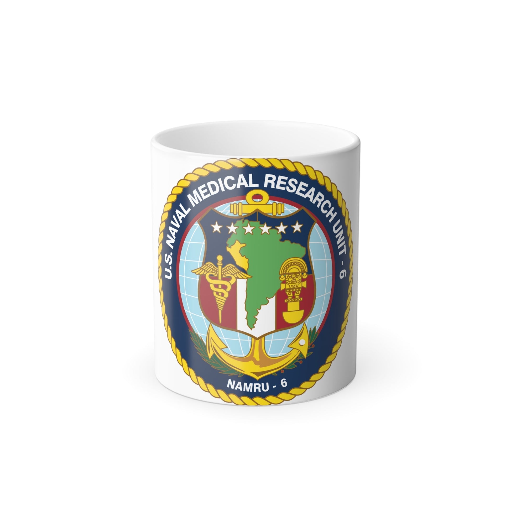 US NAMRU 6 (U.S. Navy) Color Changing Mug 11oz-11oz-The Sticker Space