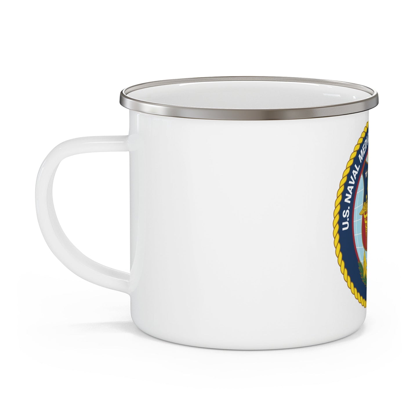 US NAMRU 6 (U.S. Navy) Enamel Mug 12oz-12oz-The Sticker Space