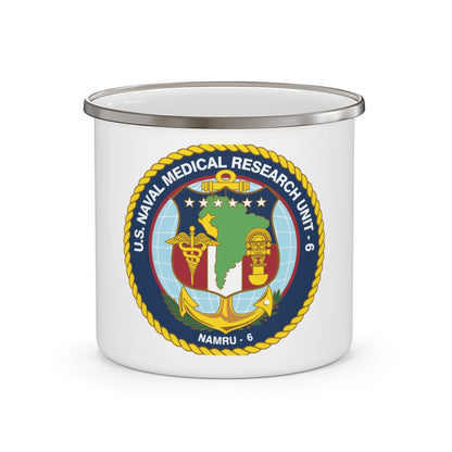 US NAMRU 6 (U.S. Navy) Enamel Mug 12oz-12oz-The Sticker Space