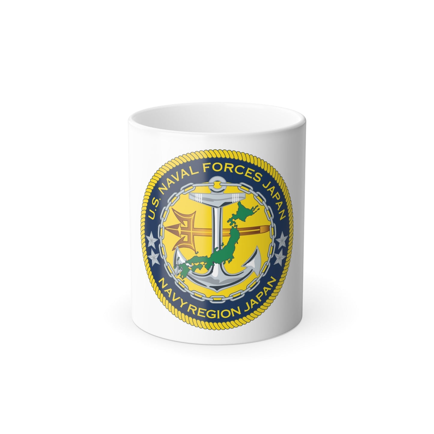 US Naval Forces Region Japan (U.S. Navy) Color Changing Mug 11oz-11oz-The Sticker Space