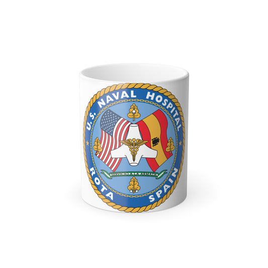 US Naval Hospital Rota Spain (U.S. Navy) Color Changing Mug 11oz-11oz-The Sticker Space