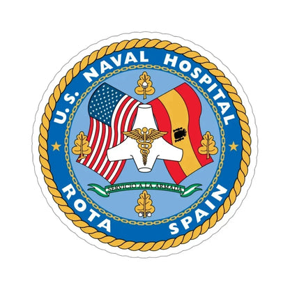 US Naval Hospital Rota Spain (U.S. Navy) STICKER Vinyl Die-Cut Decal 4 Inch - The Sticker Space