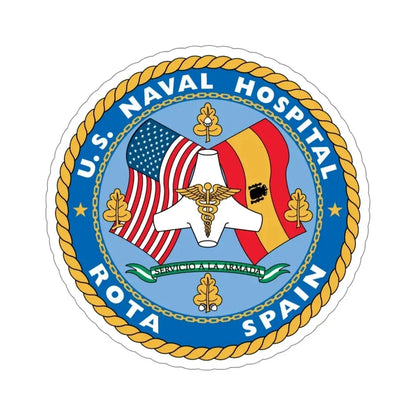 US Naval Hospital Rota Spain (U.S. Navy) STICKER Vinyl Die-Cut Decal 5 Inch - The Sticker Space