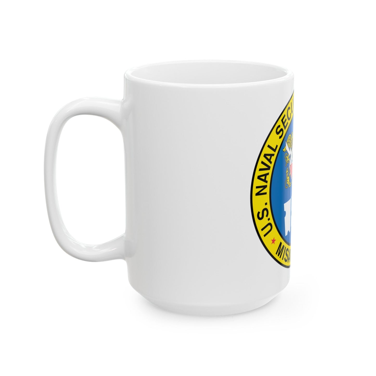 US Naval Security Group Activity Misawa Japan (U.S. Navy) White Coffee Mug-The Sticker Space