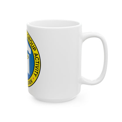 US Naval Security Group Activity Misawa Japan (U.S. Navy) White Coffee Mug-The Sticker Space