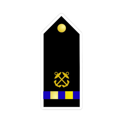 US Navy CW2 shoulderboard (United States) (Military Rank) STICKER Vinyl Kiss-Cut Decal 4 Inch White - The Sticker Space