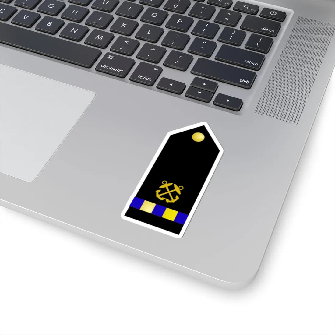 US Navy CW2 shoulderboard (United States) (Military Rank) STICKER Vinyl Kiss-Cut Decal - The Sticker Space