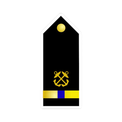 US Navy CW4 shoulderboard (United States) (Military Rank) STICKER Vinyl Kiss-Cut Decal 2 Inch White - The Sticker Space