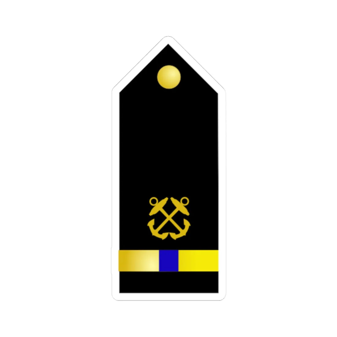 US Navy CW4 shoulderboard (United States) (Military Rank) STICKER Vinyl Kiss-Cut Decal - The Sticker Space