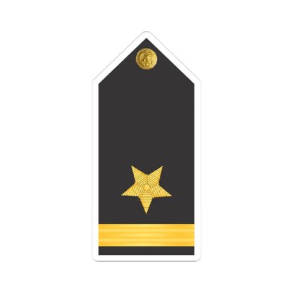 U.S. Navy Ensign O 1 shoulder board (United States) (Military Rank) STICKER Vinyl Kiss-Cut Decal 3 Inch White - The Sticker Space