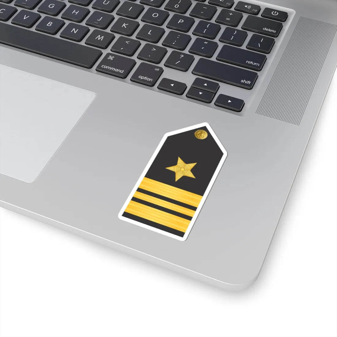 U.S. Navy Lieutenant Commander O 4 shoulder board (United States) (Military Rank) STICKER Vinyl Kiss-Cut Decal - The Sticker Space