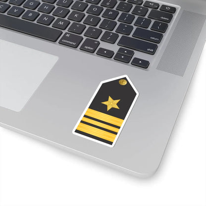 U.S. Navy Lieutenant Commander O 4 shoulder board (United States) (Military Rank) STICKER Vinyl Kiss-Cut Decal - The Sticker Space
