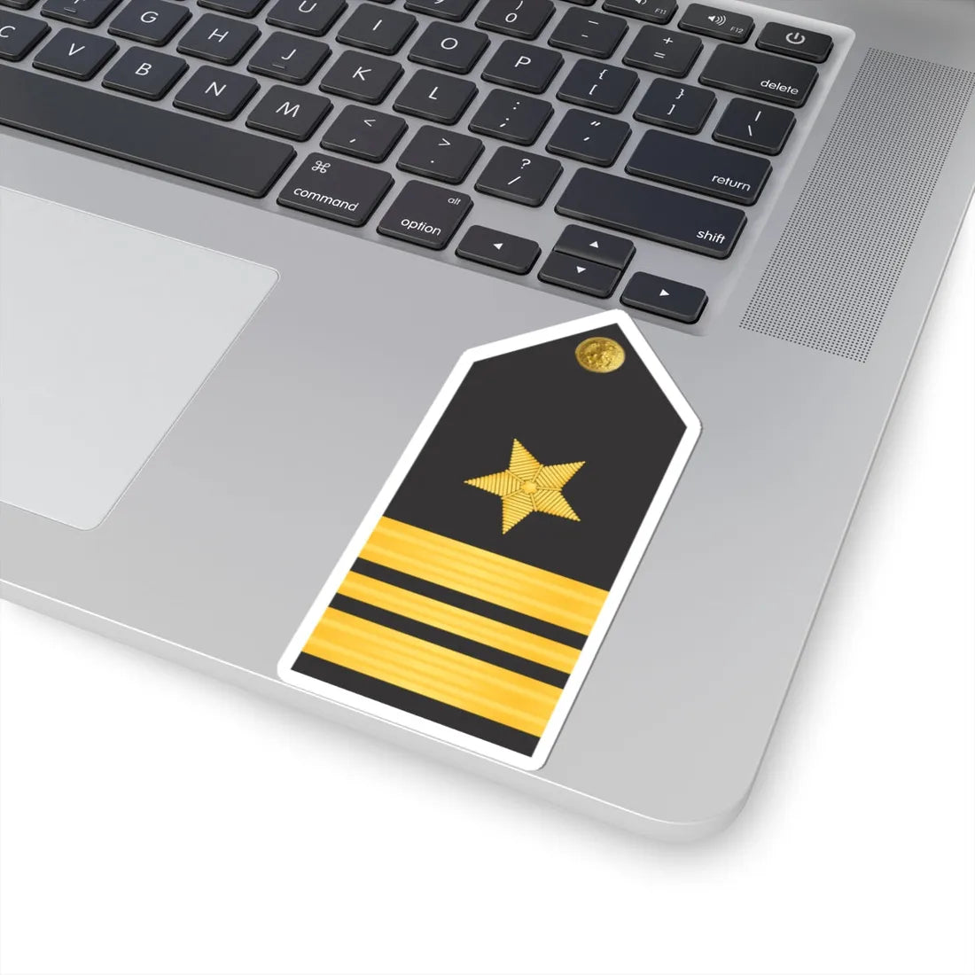 U.S. Navy Lieutenant Commander O 4 shoulder board (United States) (Military Rank) STICKER Vinyl Kiss-Cut Decal - The Sticker Space